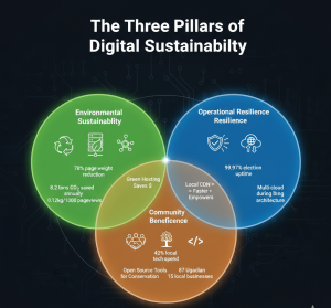 The Three Pillars of Digital Sustainability Framework