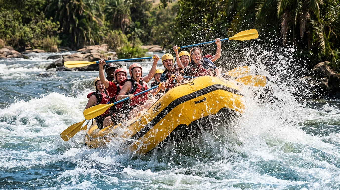 Nile Special—the most famous rapid on the Nile. You'll scream. You'll swim. You'll beg to do it again.