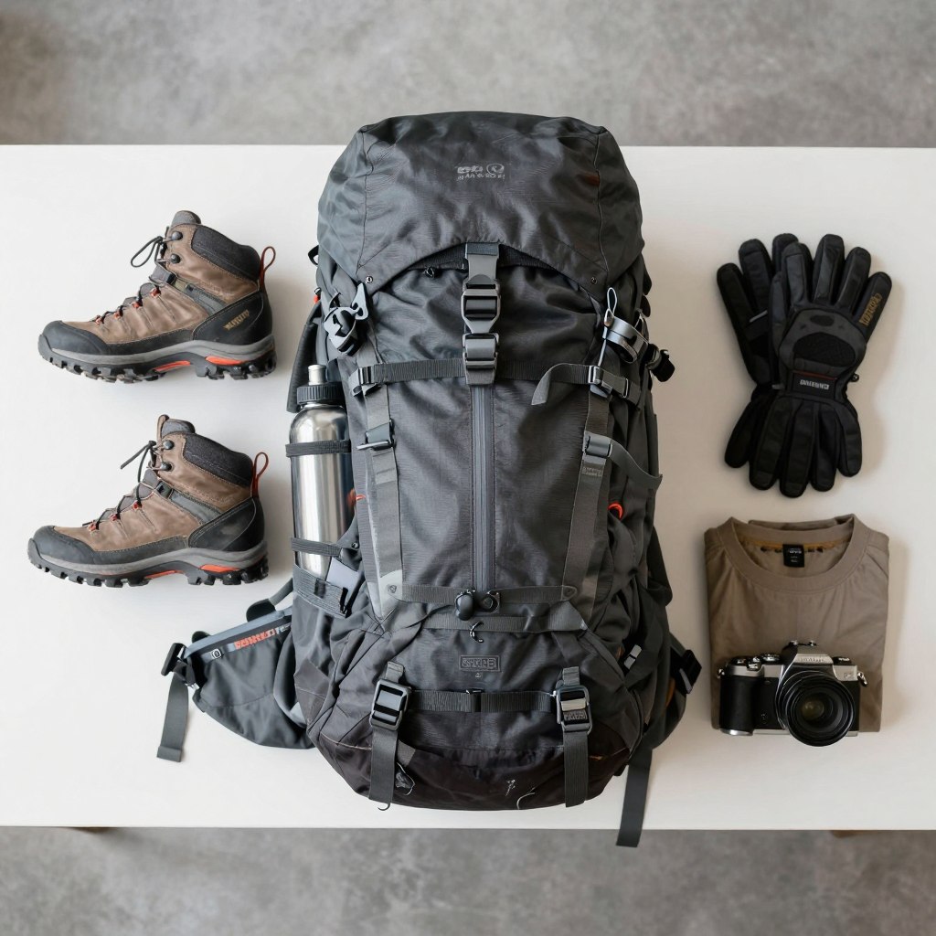 Packing list with rain jacket for gorilla trekking in Uganda